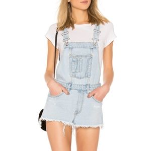 Denim jean overalls never worn, great condition.